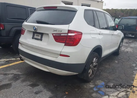 2013 BMW X3 xDrive35I из США, поврежденный, VIN 5UXWX7C58DL980036